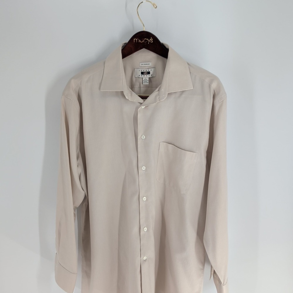 Joseph Abboud Wrinkles Free Classic Button-Up Dress Shirt White Size (32/33)